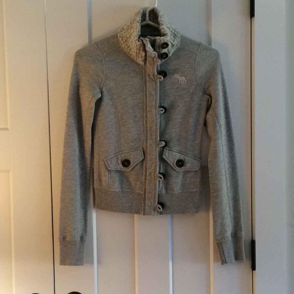 Abercrombie zip up sweater